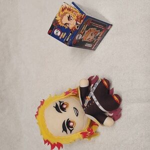Demon Slayer 6.5" Plush Asst Series 3 Rengoku w/key chain